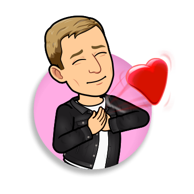 holding hands to chest with bursting heart