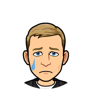 looking sad with a single tear