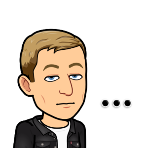 blankly looking forward, . . .