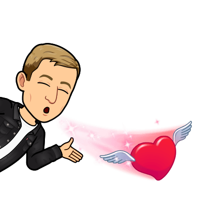 blowing a heart shaped kiss with wings