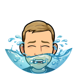 crying as the tears to rise past your neck