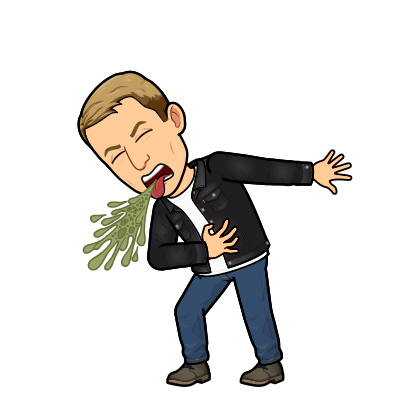 looking unwell and throwing up