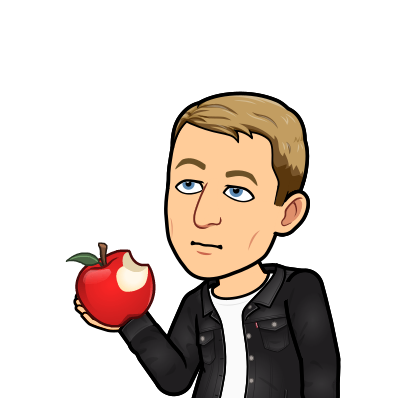 in thought while eating an apple