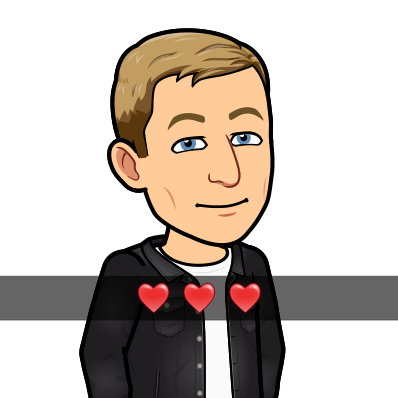 smiling behind snapchat text band with heart emojis