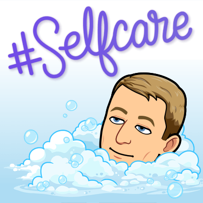 relaxing in bubble bath, hashtag selfcare