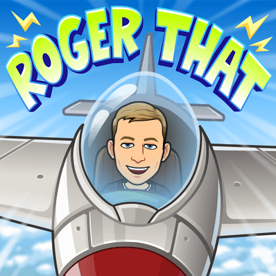 smiling in the cockpit of a fighter jet plane, roger that