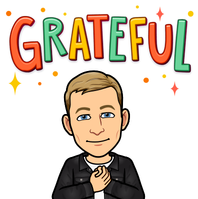 looking content, grateful