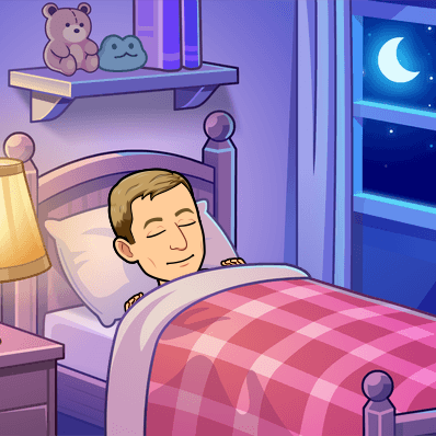 looking cozy under the covers in bed