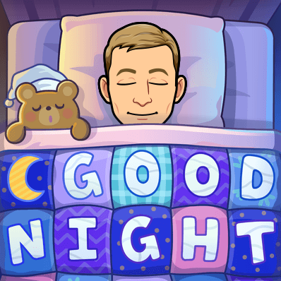 comfortably asleep with a teddy bear under the covers in bed, good night