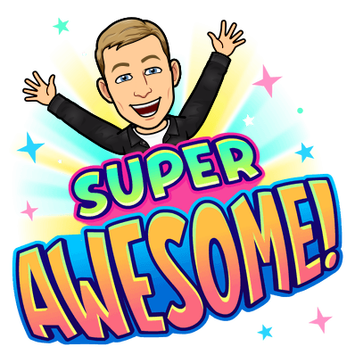 looking enthusiastic while waving arms in the air, super awesome