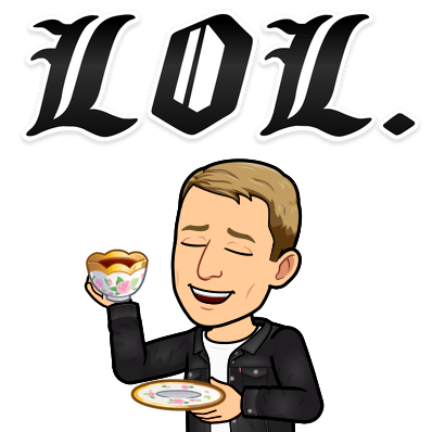 laughing snobbishly with a pipe in hand blowing bubbles and monocle, lol