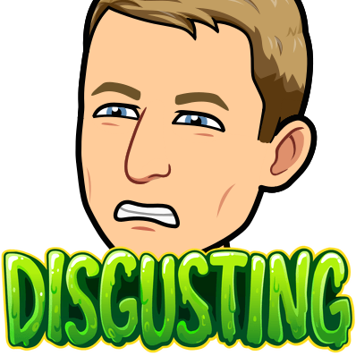 looking put off, disgusting