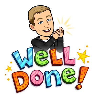 joyfully clapping, well done