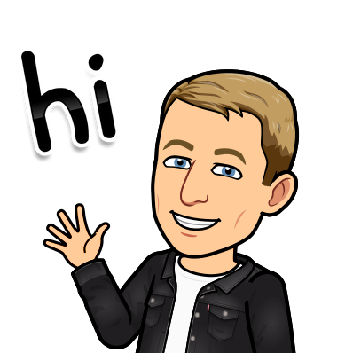 waving and smiling, hi