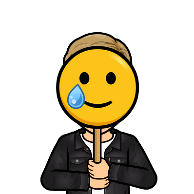 tear smiley emoji mask