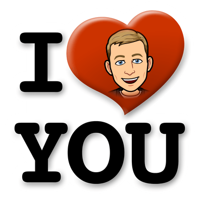 smiling inside of a heart, i heart you