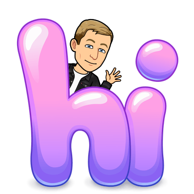 looking sheepish and waving hi