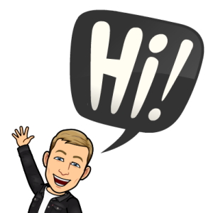 waving buoyantly, hi