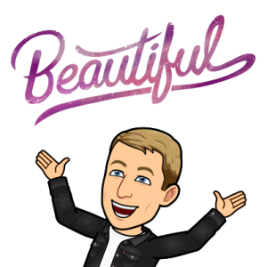 arms outstretched upwards with elated smile, beautiful